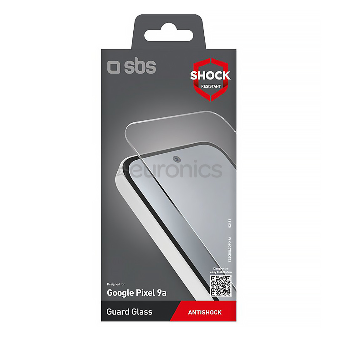 SBS Guard Glass, Google Pixel 9a - Ekrāna aizsargs viedtālrunim