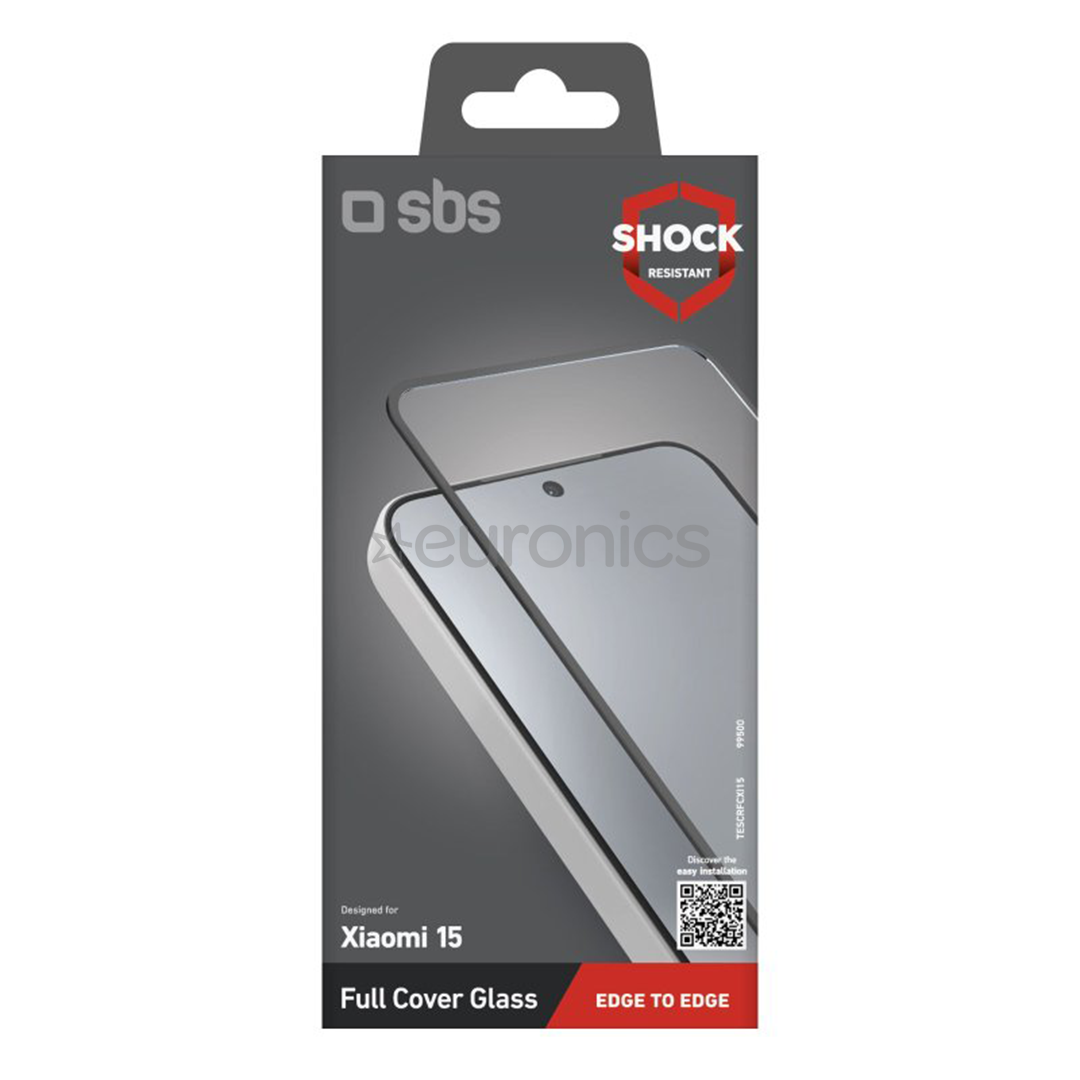 SBS Full Cover Glass, Xiaomi 15, прозрачный - Защита для экрана