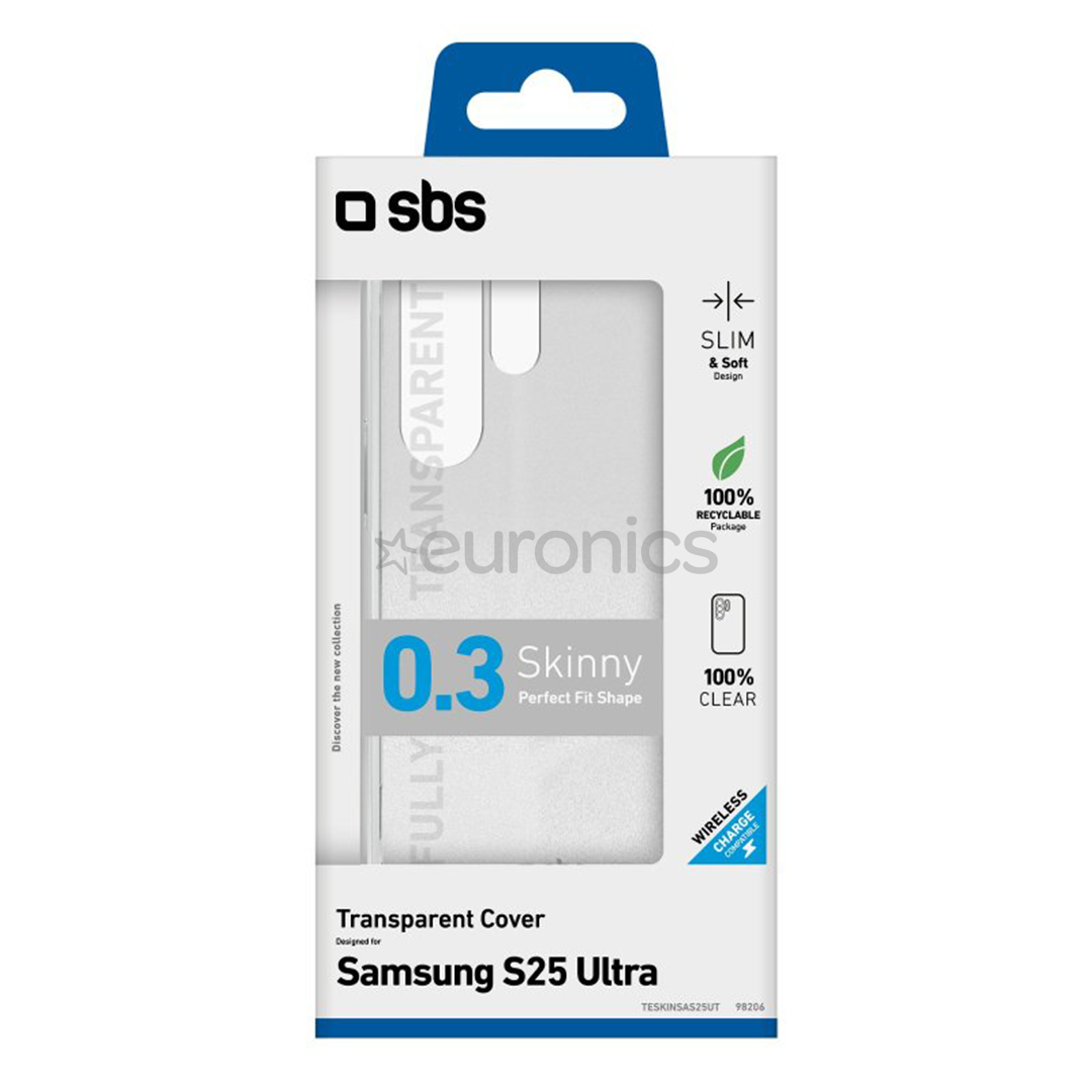 SBS Skinny Cover, Samsung S25 Ultra, прозрачный - Чехол
