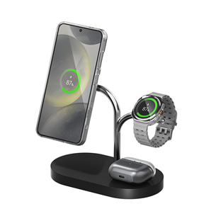 Samsung 3-in-1 Wireless Charger, 45 W, melna - Bezvadu lādētājs