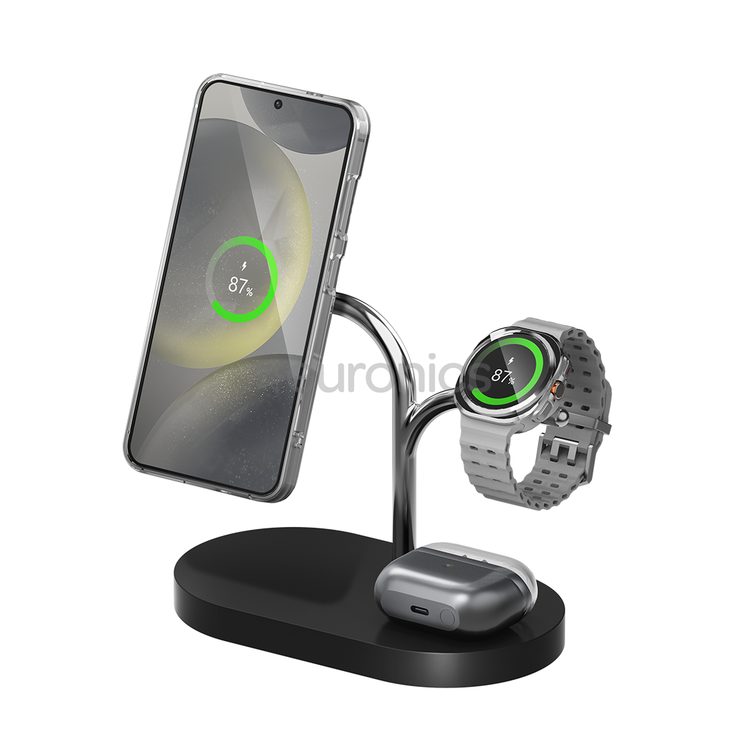 Samsung 3-in-1 Wireless Charger, 45 W, melna - Bezvadu lādētājs