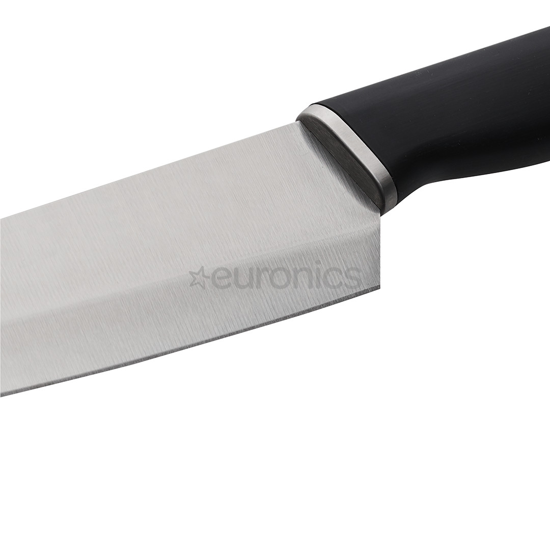 WMF Kineo, 18 cm, melna/nerūsējošā tērauda - Santoku nazis
