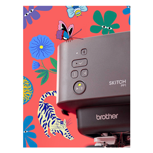 Brother Skitch PP1, melna - Izšūšanas mašīna