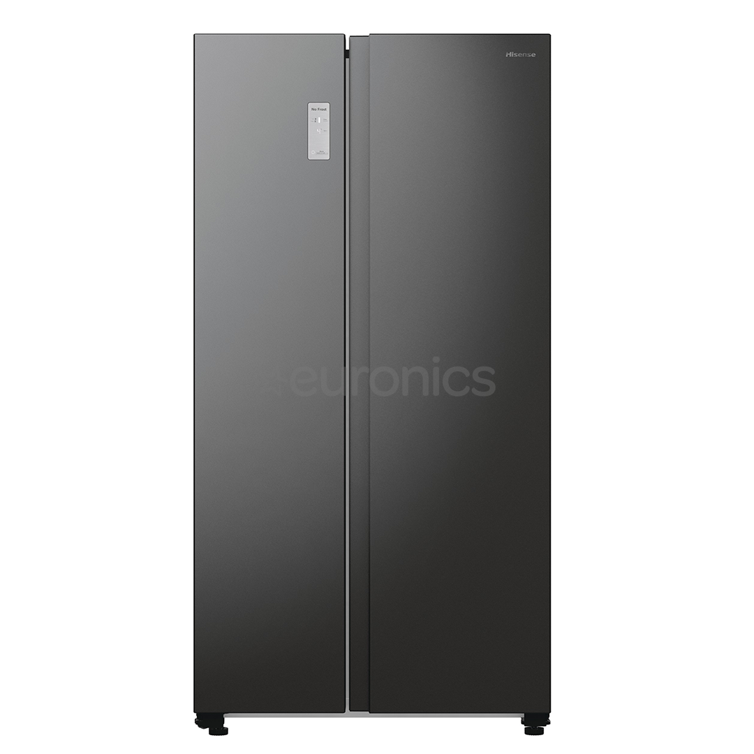 Hisense, No Frost, 550 L, augstums 179 cm, melna - SBS Ledusskapis