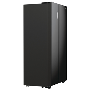 Hisense, No Frost, 550 L, augstums 179 cm, melna - SBS Ledusskapis