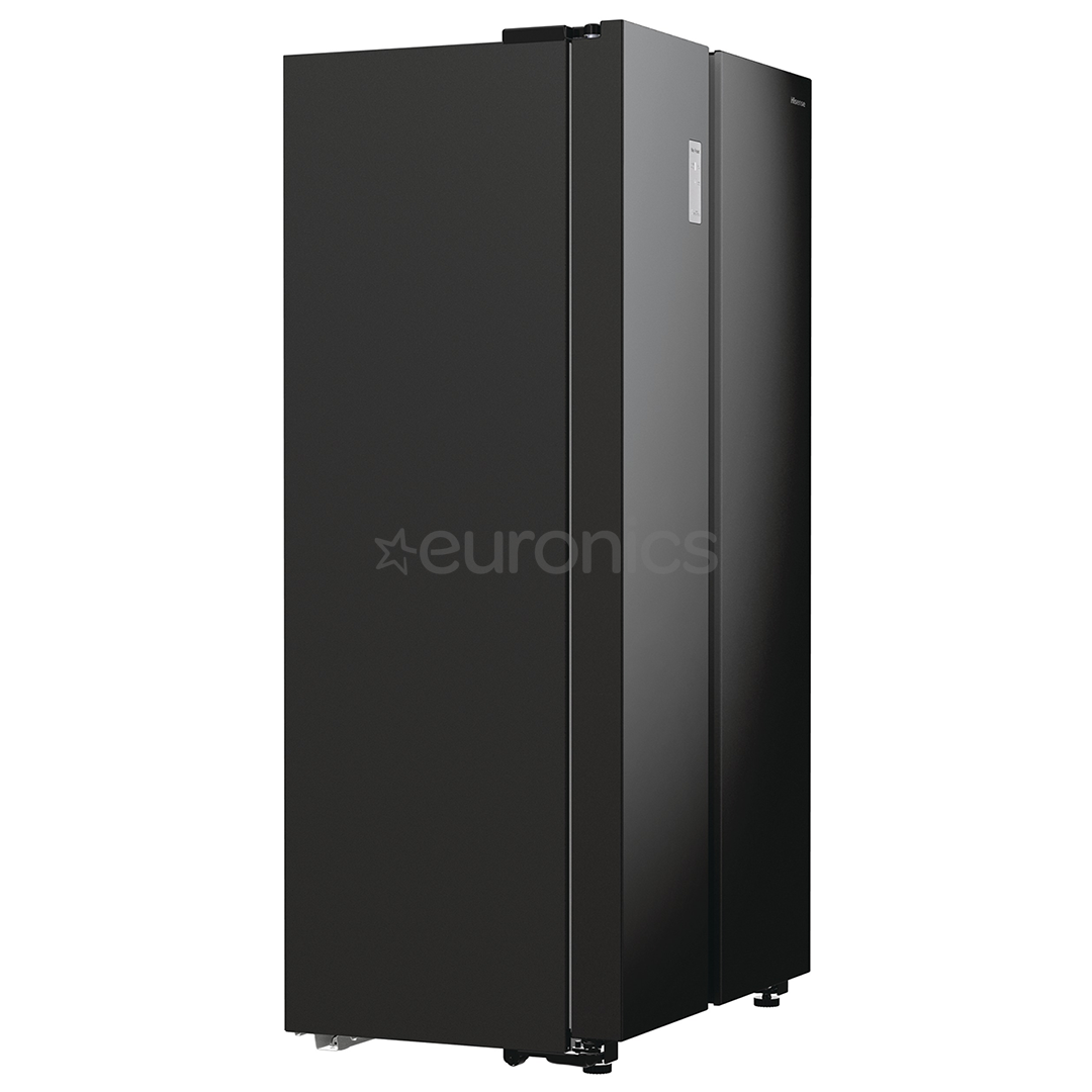 Hisense, No Frost, 550 L, augstums 179 cm, melna - SBS Ledusskapis