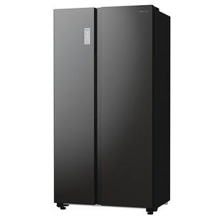 Hisense, No Frost, 550 L, augstums 179 cm, melna - SBS Ledusskapis