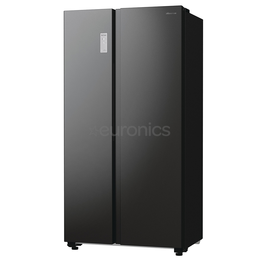 Hisense, No Frost, 550 L, augstums 179 cm, melna - SBS Ledusskapis