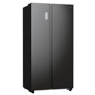 Hisense, No Frost, 550 L, augstums 179 cm, melna - SBS Ledusskapis