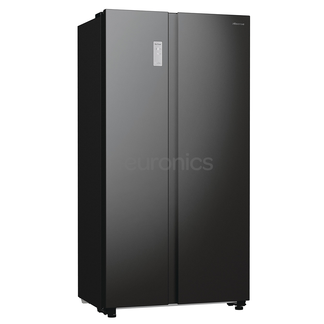 Hisense, No Frost, 550 L, augstums 179 cm, melna - SBS Ledusskapis