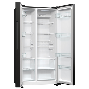 Hisense, No Frost, 550 L, augstums 179 cm, melna - SBS Ledusskapis