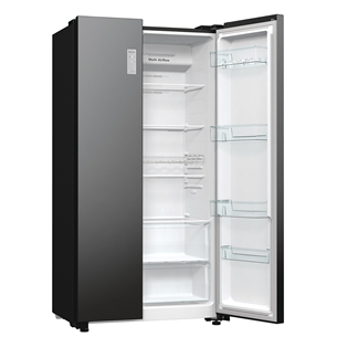Hisense, No Frost, 550 L, augstums 179 cm, melna - SBS Ledusskapis