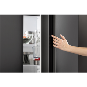 Hisense, No Frost, 550 L, augstums 179 cm, melna - SBS Ledusskapis