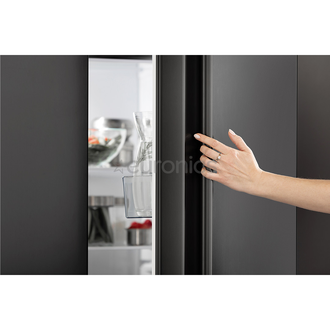 Hisense, No Frost, 550 L, height 179 cm, black - SBS-Refrigerator
