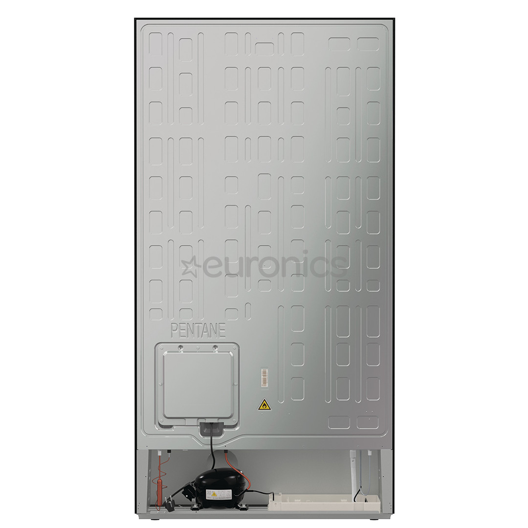 Hisense, No Frost, 550 L, height 179 cm, black - SBS-Refrigerator