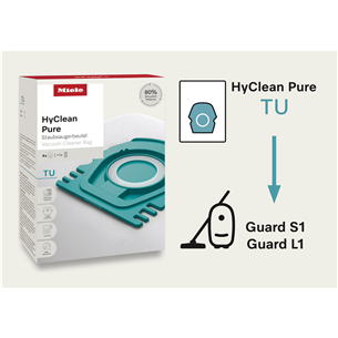 Miele HyClean Pure TU, 4 шт. - Мешки-пылесборники