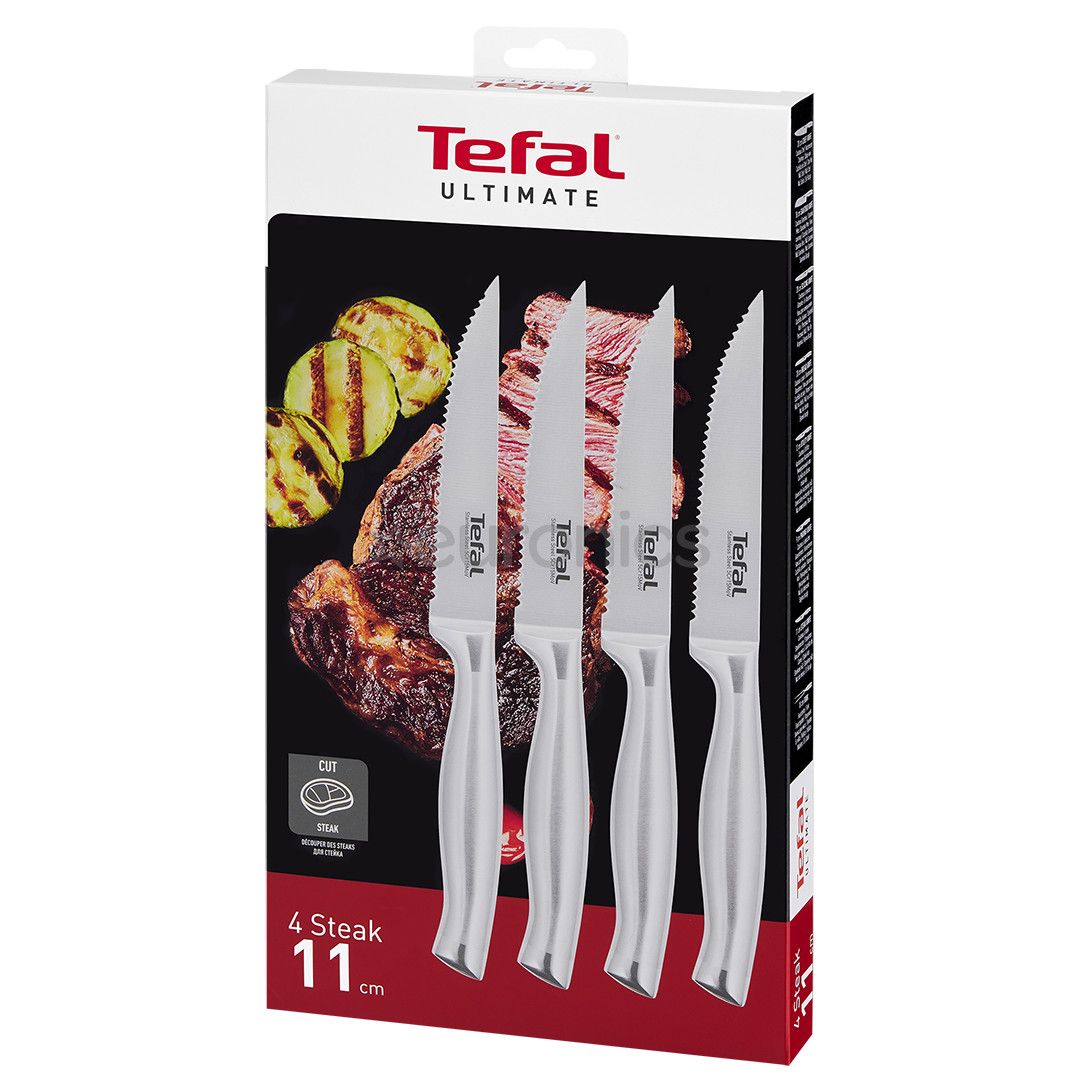 Tefal Ultimate, 11 cm, 4 gab., nerūsējošā tērauda - Steika naži