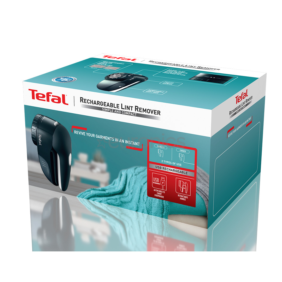 Tefal, tumši zila - Uzlādējams pūku noņēmējs