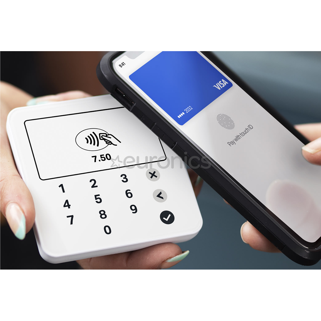 SumUp Solo Lite, charging station, белый - Считыватель карт с зарядной док-станцией