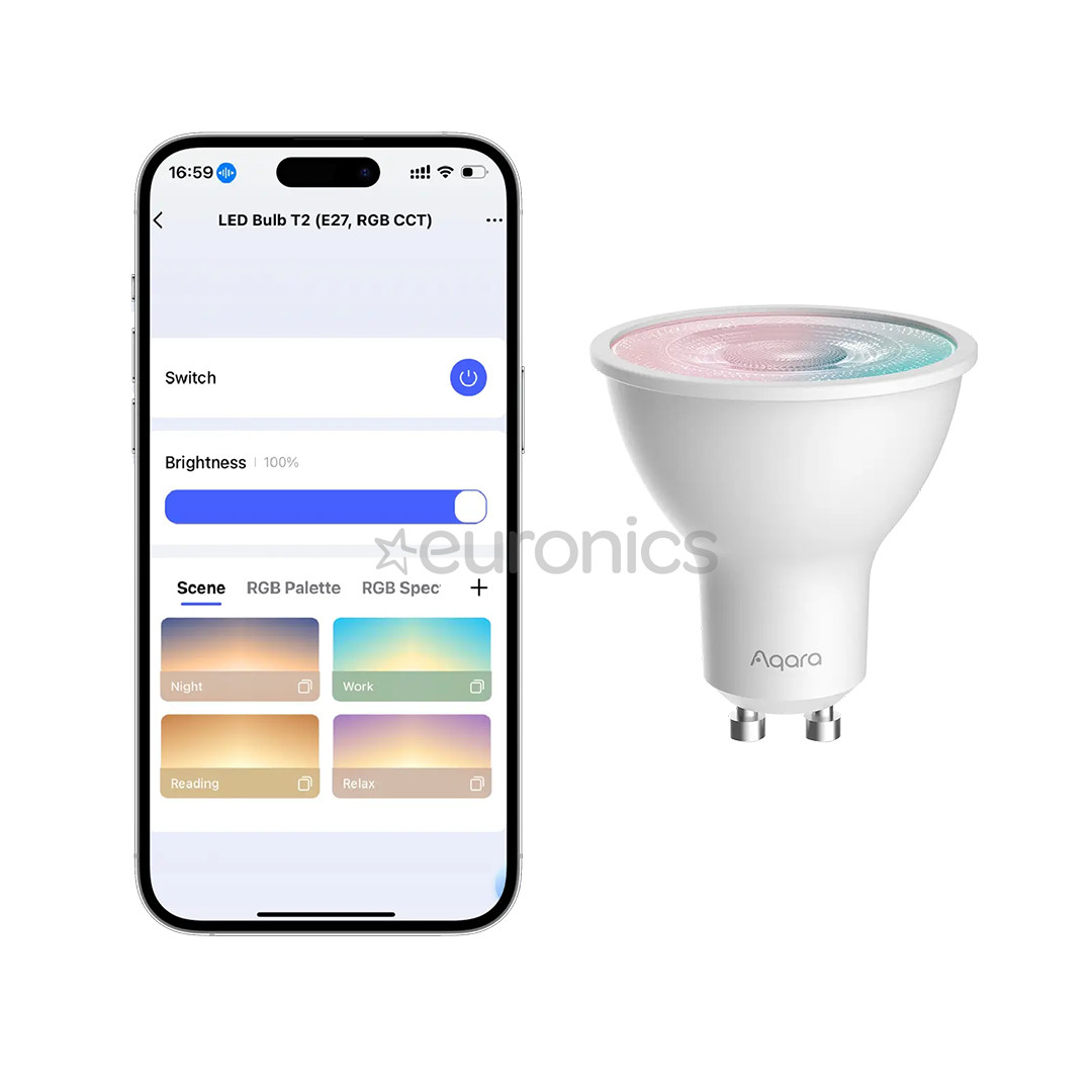 Aqara LED Bulb T2, GU10, RGB - Viedā spuldze