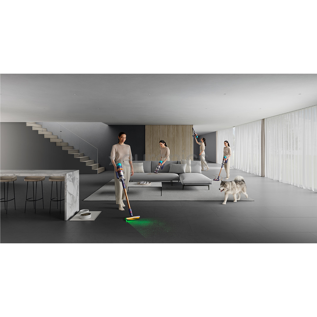 Dyson Gen5detect Absolute, zelta - Bezvadu putekļu sūcējs