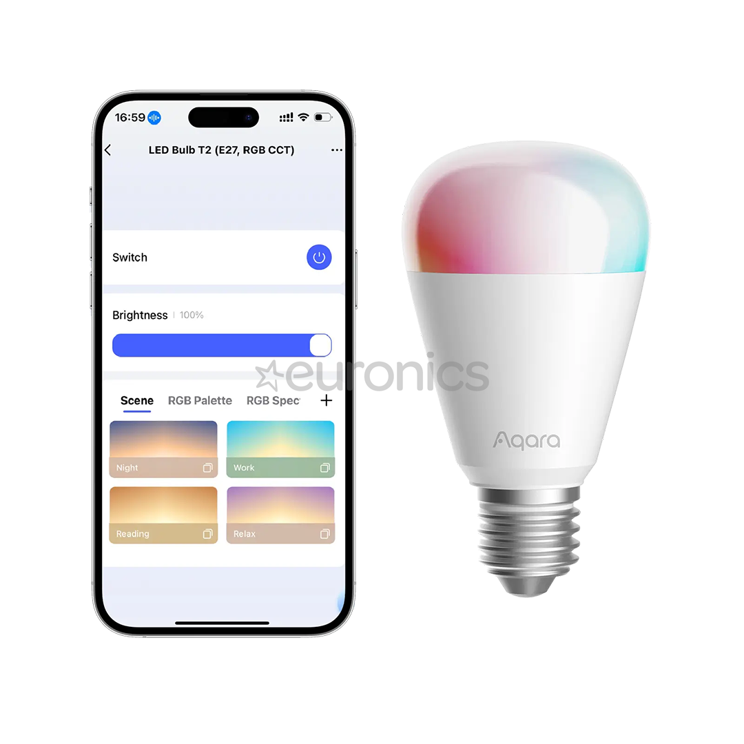 Aqara LED Bulb T2, E27, RGB - Smart light