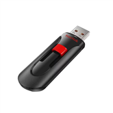 SanDisk Cruzer Glide, 128 GB, melna - USB zibatmiņa