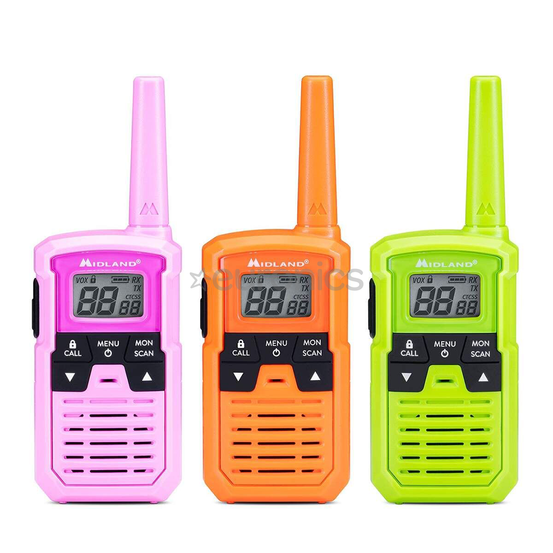 Midland XT10 Pro Multicolor, 3pc - Two-way radios