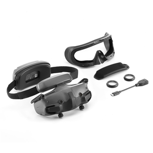 Dji Goggles 3, pelēka - Radio vadāma lidaparāta aksesuārs