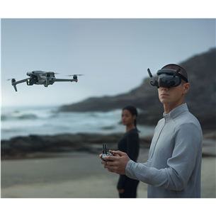 Dji Goggles 3, pelēka - Radio vadāma lidaparāta aksesuārs