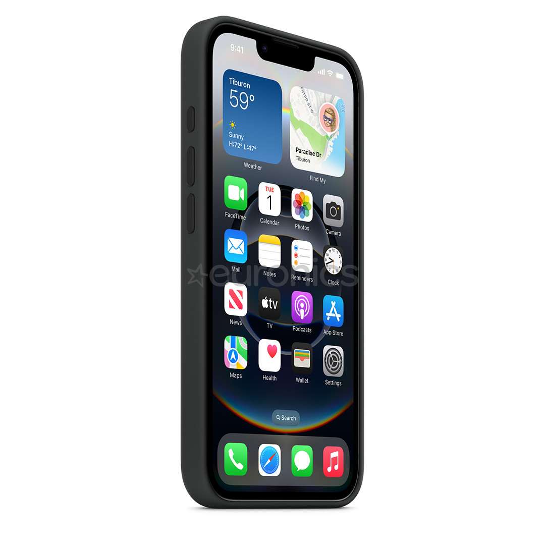 Apple Silicone Case, iPhone 16e, black - Case