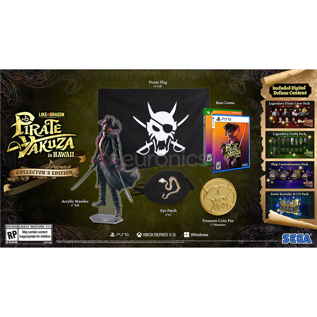 Like a Dragon: Pirate Yakuza in Hawaii Collector's Edition, PlayStation 5 - Игра