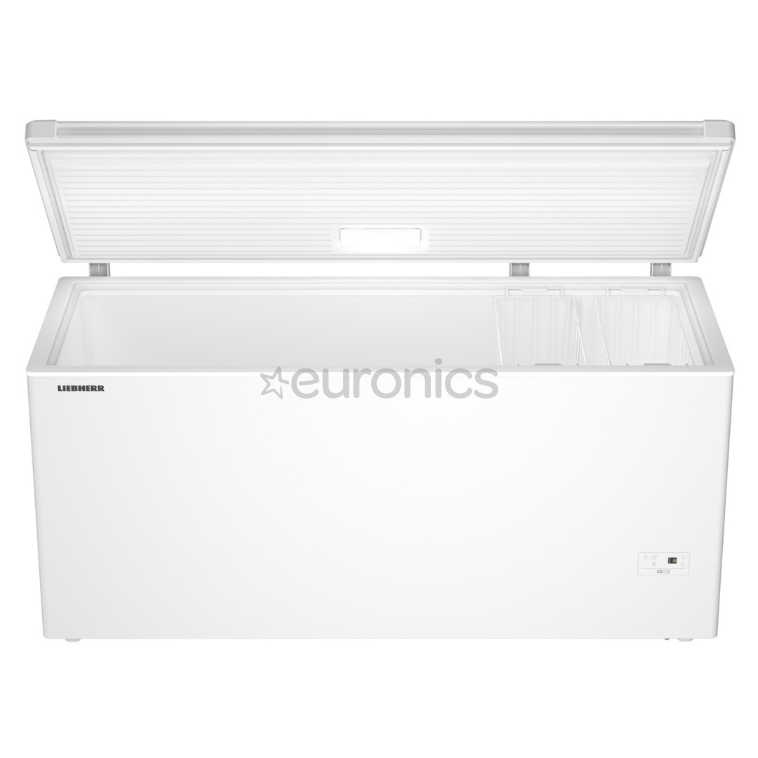Liebherr, SmartFrost, 497 L, width 167.5 cm, white - Chest freezer