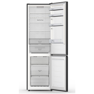 Hisense, NoFrost, 336 л, высота 202 см, черный - Холодильник