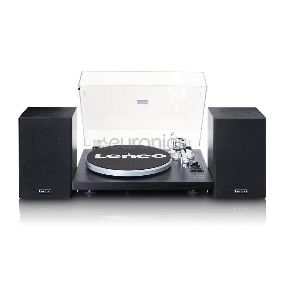 Lenco LS-500, black - Turntable with speakers