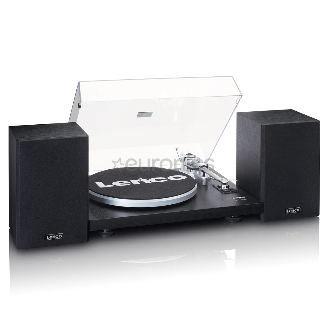 Lenco LS-500, black - Turntable with speakers