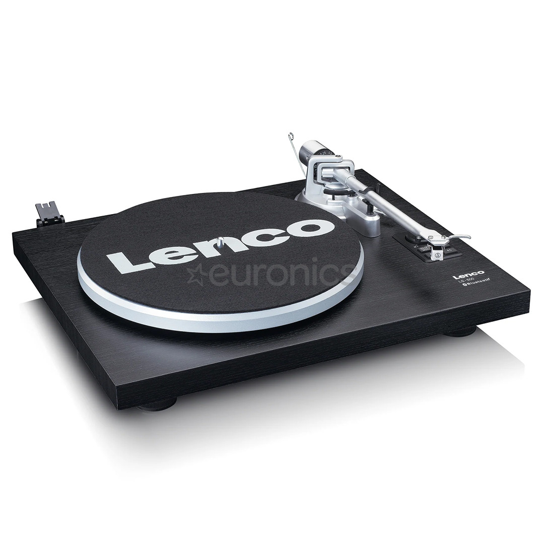 Lenco LS-500, black - Turntable with speakers