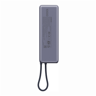 Xiaomi Power Bank, 165 W, 10000 mAh, pelēka - Portatīvais barošanas avots