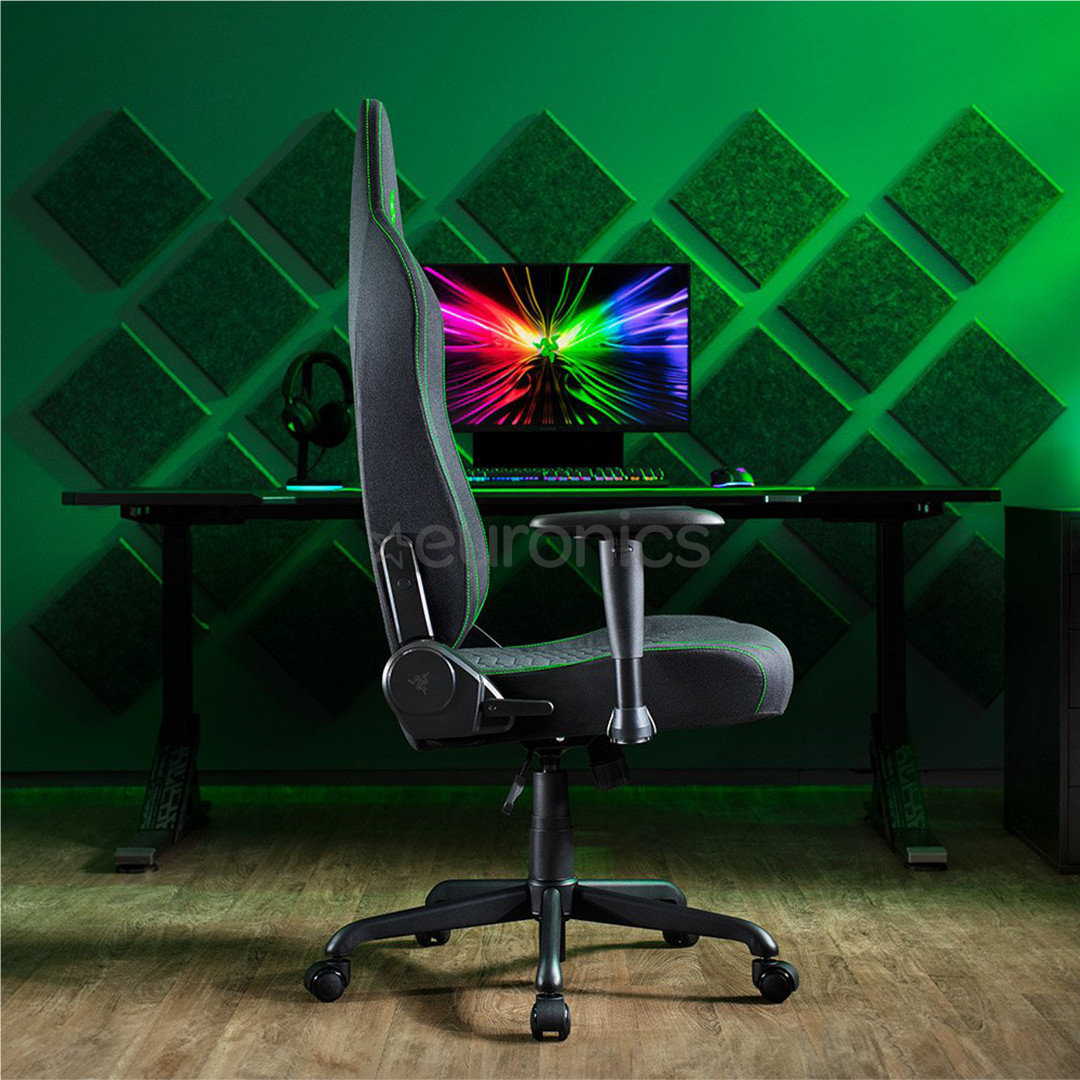 Razer Iskur V2 X Fabric, melna - Krēsls spēlēm