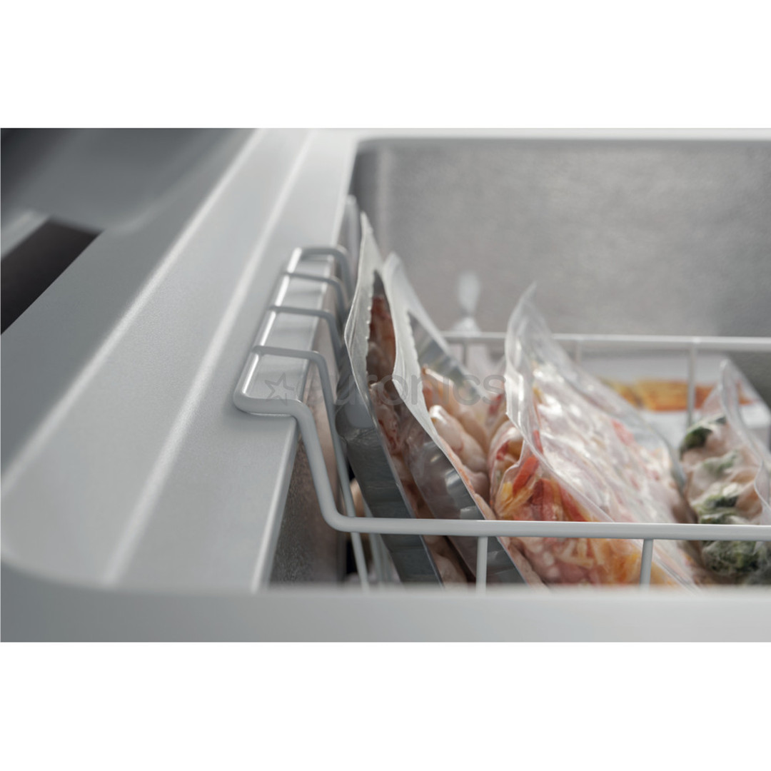 Whirlpool, 394 L, width 140.5 cm, white - Chest freezer