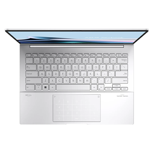 Asus Zenbook 14 OLED, 14'', OLED, Ultra 5, 16 GB, 512 GB, ENG, sudraba - Portatīvais dators