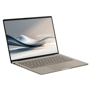 Asus Zenbook A14, 14'', OLED, X, 16 GB, 512 GB, ENG, bēša - Portatīvais dators