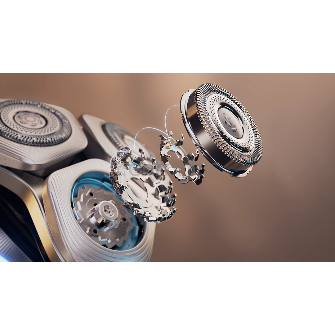 Philips i9000 Prestige, Wet & Dry, zila - Skuveklis