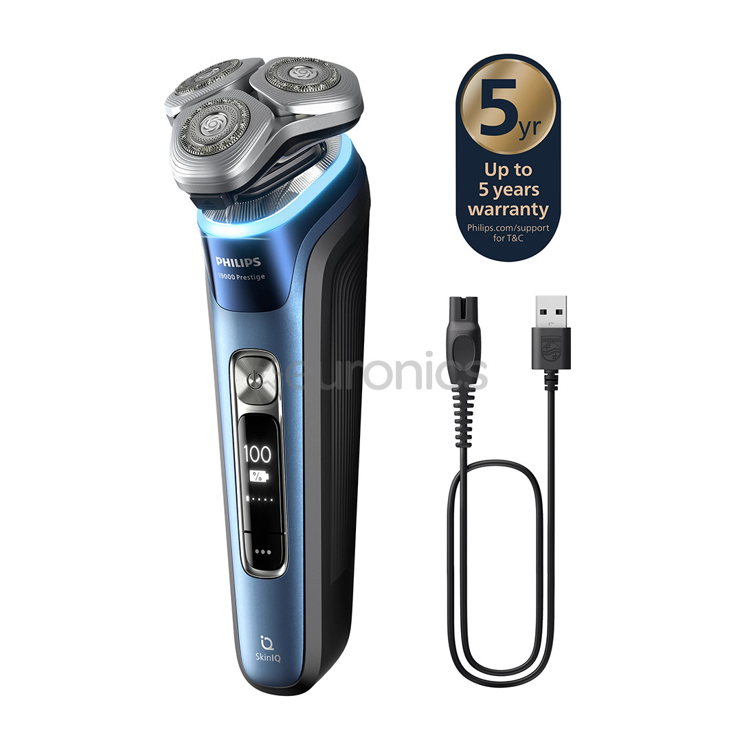 Philips i9000 Prestige, Wet & Dry, zila - Skuveklis