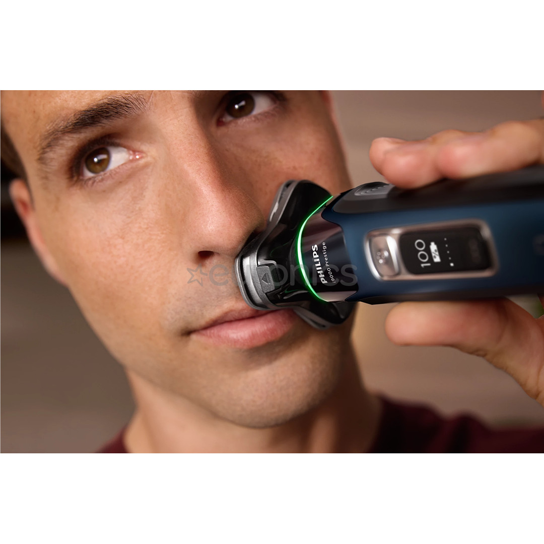 Philips i9000 Prestige, Wet & Dry, zila - Skuveklis