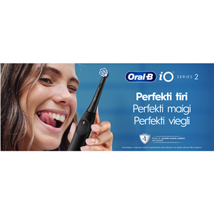 Braun Oral-B iO2, футляр, черный - Электрическая зубная щетка