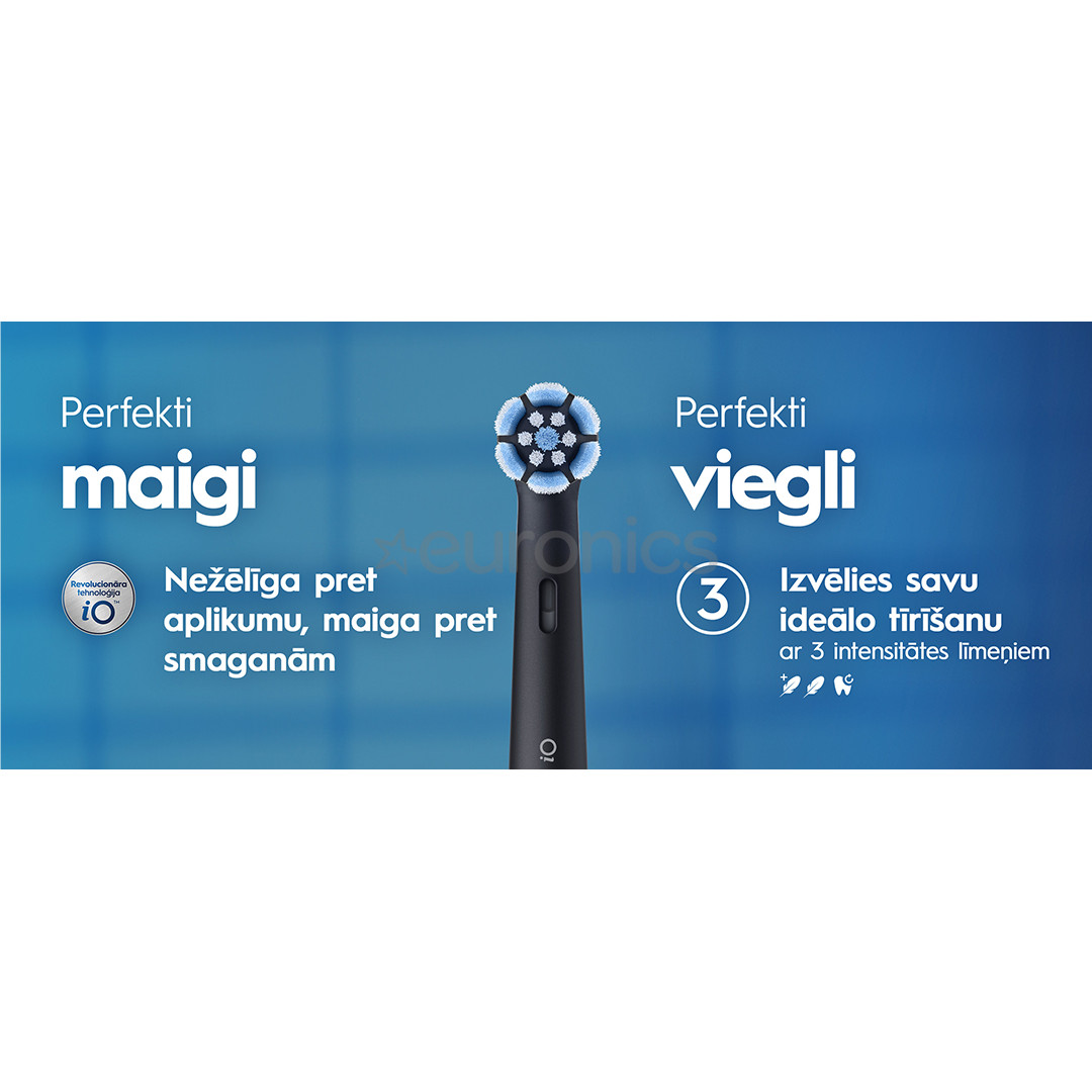 Braun Oral-B iO2, футляр, черный - Электрическая зубная щетка