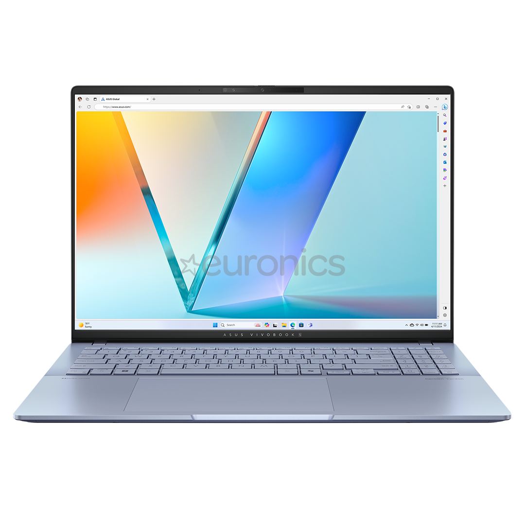 Asus Vivobook S16 OLED, Ultra 5, 16 GB, 1 TB, ENG, zila - Portatīvais dators