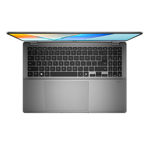 Asus Vivobook 16 Flip OLED, 16'', 3K, OLED, 120 Hz, Ultra 7, 16 GB, 1 TB, ENG, pelēka - Portatīvais dators