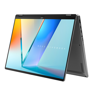 Asus Vivobook 16 Flip OLED, 16'', 3K, OLED, 120 Hz, Ultra 7, 16 GB, 1 TB, ENG, pelēka - Portatīvais dators